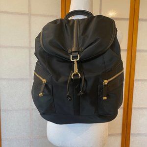 Calvin Klein Black Nylon Talia Backpack